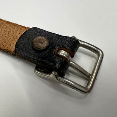 Vintage Fender Leather Strap 1950s 1960s Black Pre-CBS image 6