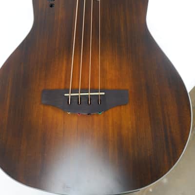 Ovation Applause Elite Acoustic Bass Guitar Mid Depth Vintage Varnish Satin AEB4-7S image 3