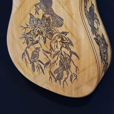 Blueberry NEW IN STOCK Handmade Acoustic Guitar Dreadnought image 7