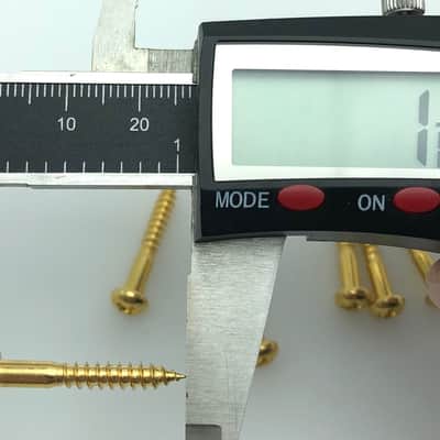 Stratocaster Style Tremolo Screws Gold image 3