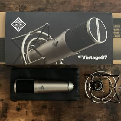 United Technologies UT Vintage87 Large Diaphragm Cardioid Condenser Microphone 2026 - Present - Nickel image 1