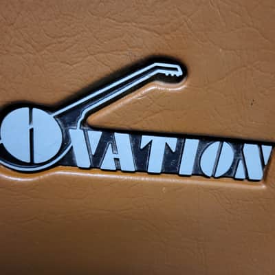 Vintage RARE 1970's Ovation Deep Bowl Brown Hard Shell Case #1 image 2