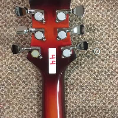 Custom Custom SG style guitar ! MOP Inlays !  1990 red image 7