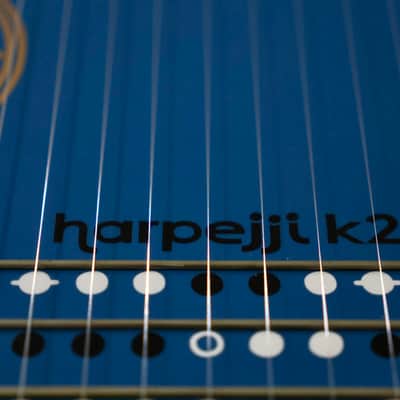 Marcodi Harpejji K24 (Custom) 2023 - Blue and Gold image 3
