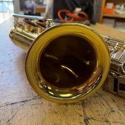 Used Yamaha YAS-23 Alto Sax Saxophone with Case Mouthpiece Neck Strap Just Serviced image 9