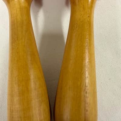 6" Mini Maracas, Wooden, 6" x 2", Mid-East MARR, Painted Red - NEW image 7