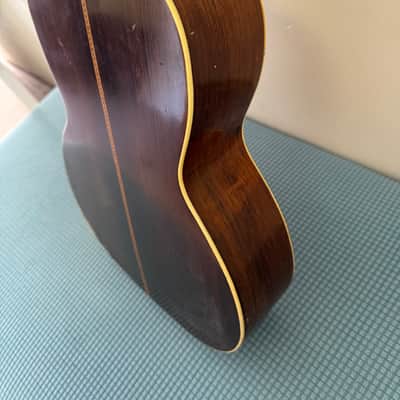 Vintage 1900s Lyon & Healy Parlor Guitar Finest Woods & Craftsmanship Moon Sun & Stars Inlay Ladder Braced Ditson Supertone Regal Lakeside image 12