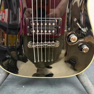 Used Schecter DIAMOND SERIES C-1 EX Blackjack Baritone Electric GuitarĀ image 9