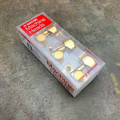 Gotoh Tuners Machine Heads - SG381 01 Gold - 3 Per Side 07202GX image 4