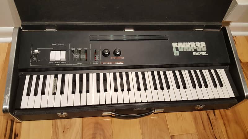 Compac Univox CP-112 Electric Piano Keyboard Synthesizer image 1