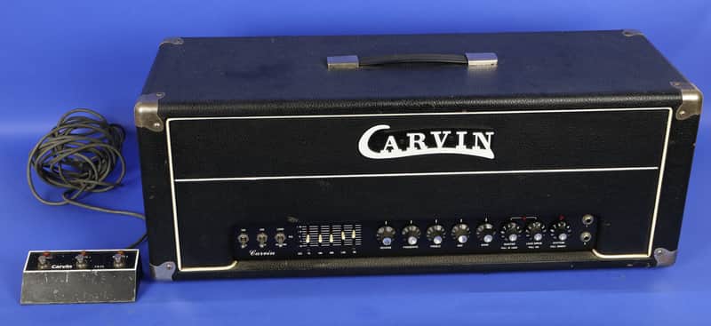 Carvin X-100 Tube Guitar Amp Head w/ FS-36 Footswitch image 1