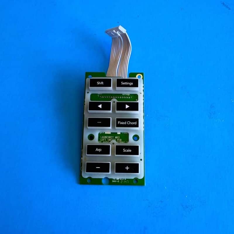 NOVATION LAUNCHKEY 25 MK3 Part Transpose Octave Setting Conductive Pad PCB Board image 1