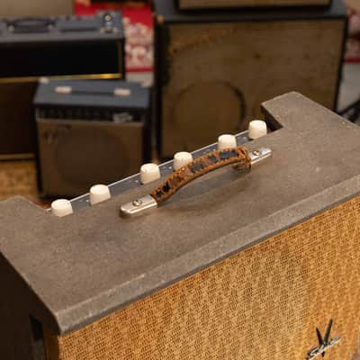 Silvertone Model 1432 10-Watt 1x12 Guitar Combo 1960s - Gray with White Grille image 4