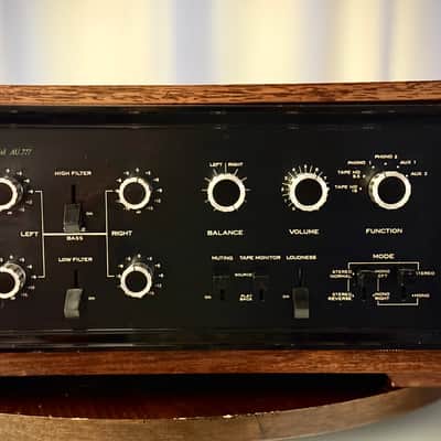 🎶✨ Sansui AU-777 Vintage Integrated Amplifier (100V JDM) w/ Original Wood Case – Serviced & Cleaned✨🎶 image 5