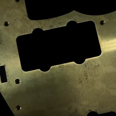 Jazzmaster Pickguard Scratchplate - USA 60s Vintage - Aged Brass - Made-to-Order image 10