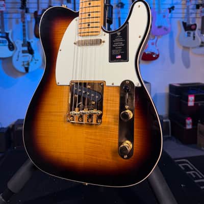 Fender 75th Anniversary American Professional II Custom Telecaster 2026 - 2 Color Sunburst w Case, Free Plek 176 image 1