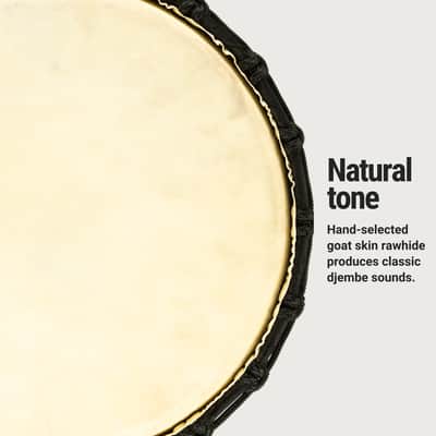 Meinl Percussion HDJ1-L Congo Series Headliner Rope Tuned Djembe, Large: 12-Inch Diameter image 4