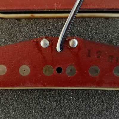 * * * Ultra-Rare Vintage 1982 Fender "Red Bottom" Staggered Pickup Set * * * image 5