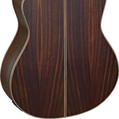 Ortega Guitars RCE159MN Feel Series Medium Neck Acoustic Electric Nylon 6-String Guitar w/ Free Bag, Solid North American Cedar Top and Walnut Body, Natural Gloss Finish image 2
