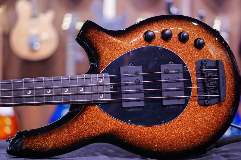Ernie Ball Music Man Bongo 4 Bass Guitar - Harvest Orange