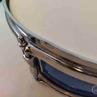 Ludwig 1960's "Jazz Festival"14"×5" " Blue Sparkle" #Pre-Serial 1960's image 5