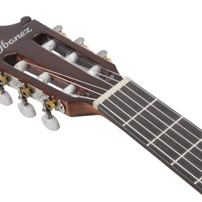 Ibanez GA5TCE3Q-AM GA Classical Guitar 6-String 3/4 Thinline Body - Amber High Gloss image 8