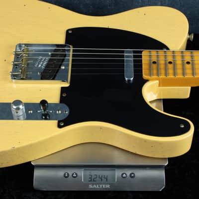 Fender Custom Shop 50 Double Esquire Journeyman Relic Nocaster Blonde ~ Secondhand image 5