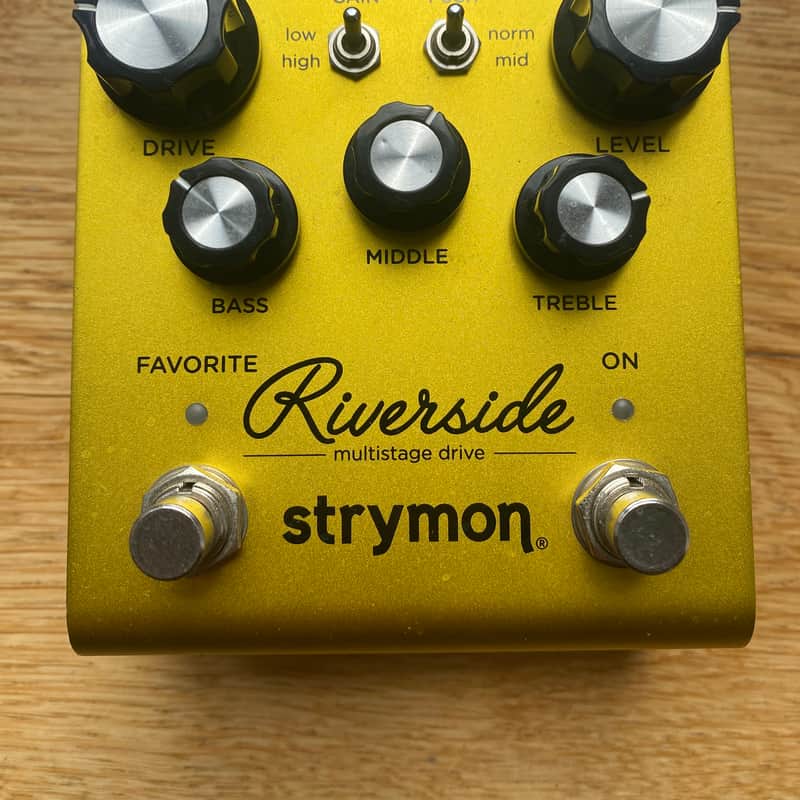 2016 – Present Strymon Riverside Multi-Stage Drive Yellow