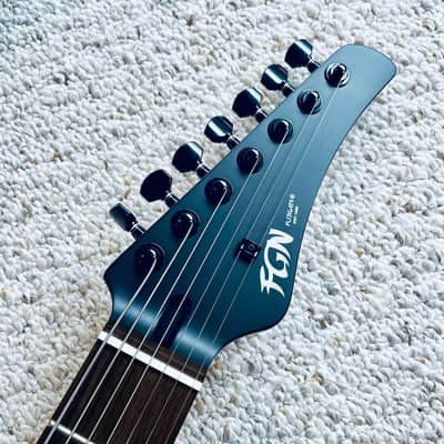 FGN J-Standard Iliad JIL72ASHDEG 7-String Electric Guitar w/ Bag - Open Pore Black image 3