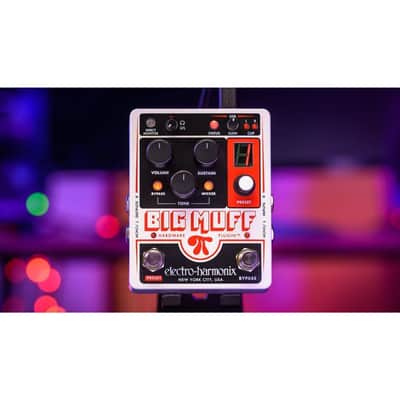 Electro-Harmonix Big Muff Pi Hardware Plugin Pedal with Buffered Bypass, Analog with Digital Control Circuit, and Stereo Audio image 5