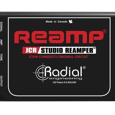Radial Engineering Reamp JCR Studio Reamper Circuit Bundle w/ 2-Pack Pig Hog "Black Woven" Instrument Cable and Liquid Audio Polishing Cloth image 6