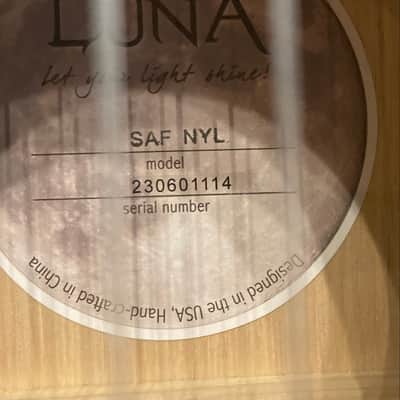 Luna Safari Nylon Travel Guitar - Satin Natural image 3