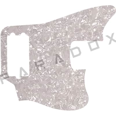 Custom Pickguard For 2021 - 2024 Made in China Squier Affinity Series Jaguar Bass H - White Pearl/White/Black/White .090" image 1