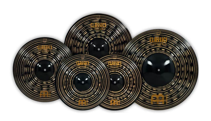 Meinl Cymbals CCD-CS4 Classics Custom Dark Expanded Cymbal Set image 1