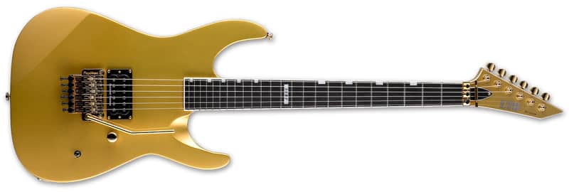 ESP LTD M-1 Custom '87 Electric Guitar - Metallic Gold image 1