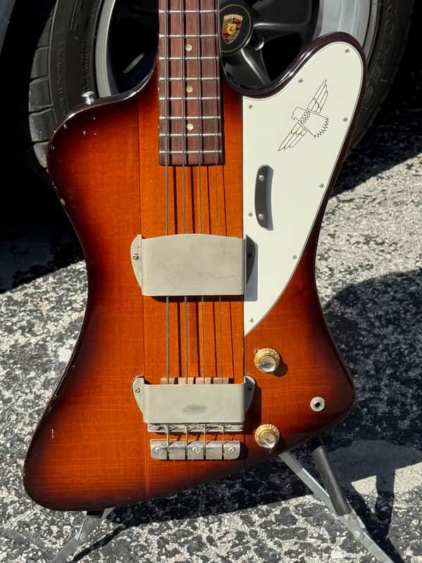 Gibson Thunderbird II Bass 1964 - 1 of the cleanest examples extent complete w/its original Mutes & Square Hard Case. image 1