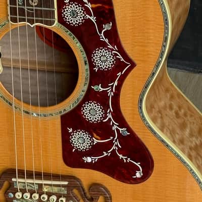 Gibson SJ-200 Quilt Vine  2015 - Insane Quilted Maple all over w/stunning Abalone inlaid on every surface. image 13