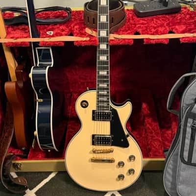 Blitz by Aria Pro II Les Paul Custom (White) | Reverb