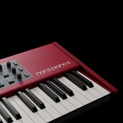 Nord Piano 6 88-Key Hammer Action Keybed Portable Piano (Red) Bundle image 6