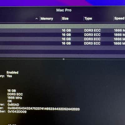Apple Mac Pro (Late 2013)- 12-Core Intel Xeon E5-2.7 GHz -SSD 1TB - RAM 64GB - AMD FirePro D700 with 6 GB VIDEO EXCELLENT! image 4