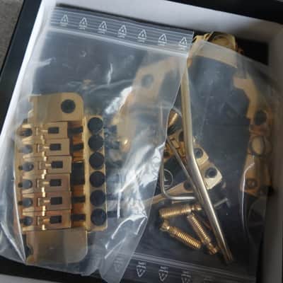 Floyd Rose FRTX03000 FRX Top Mount Tremolo System with Locking Nut 2010s - Gold image 2