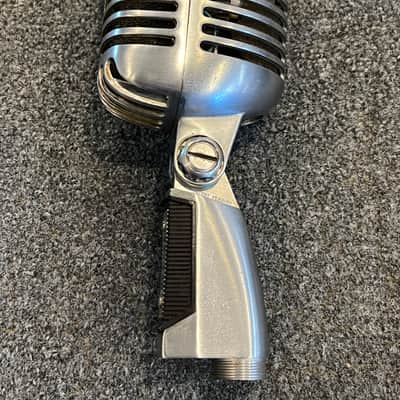 Shure 55S Unidyne Microphone Vintage 1960 Aluminum Pat Pending image 2