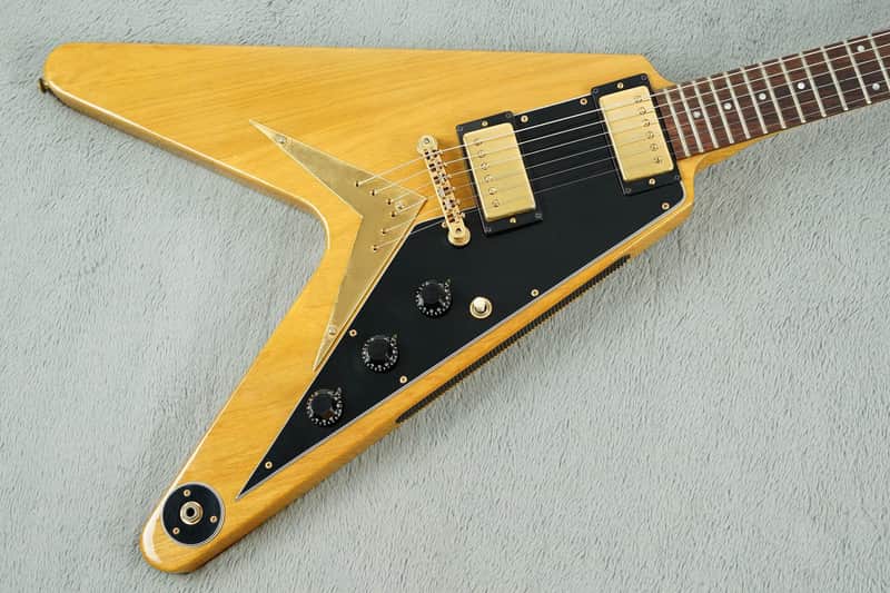 1983 Gibson Flying V Heritage Reissue, Korina + OHSC image 1