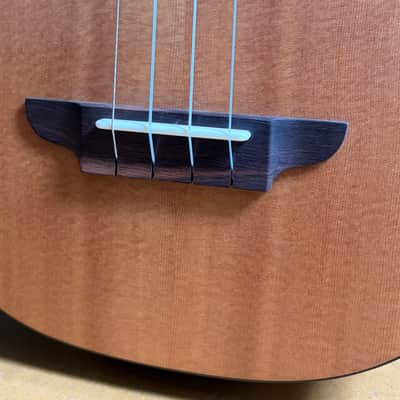 2012 Rick Turner Compass Rose Tenor Ukulele #297 – Cedar / Figured Sycamore – Gig Bag image 4