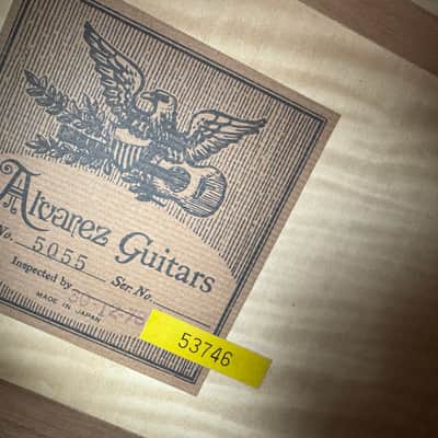 Alvarez 5055 Jumbo "Lawsuit" J-200 Copy w/Original Case image 4