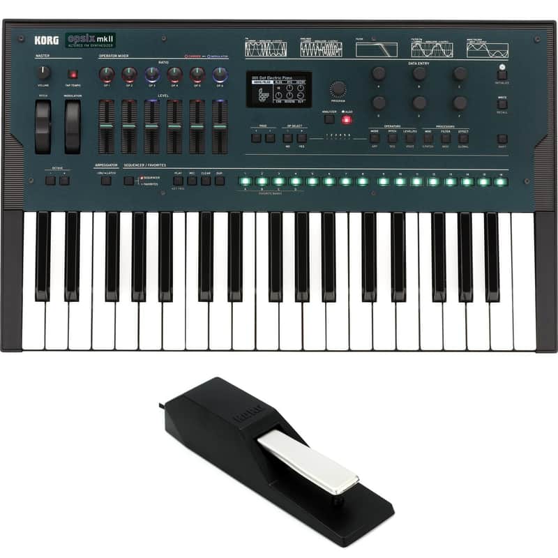 Korg Opsix mk II Altered FM Synthesizer with Damper Pedal image 1