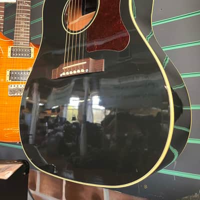 Gibson 1950s J45 Original Ebony 2021 Dreadnought Electro-Acoustic Guitar image 5
