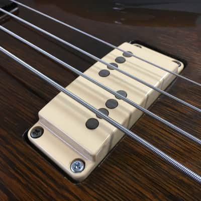 Aria Pro II CSB-450 Cardinal Series Bass Medium Scale early 80s Thru-neck Brown image 8