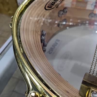 Sonor Artist Series 5x13" JoJo Mayer Beech Snare Drum Earth Finish image 8