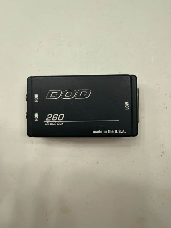 DOD Digitech 260 Direct Box XLR Out Passive Vintage Guitar Effect Pedal image 1